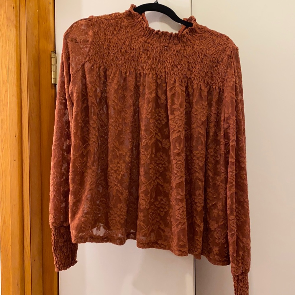 Anthropologie lace blouse